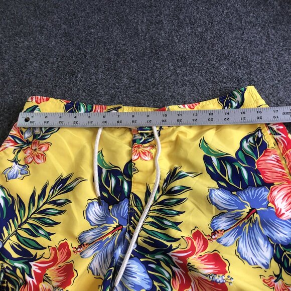 Polo Ralph Lauren Floral Swim Trunks Large Multicolor Tropical Board Shorts - Picture 5 of 9
